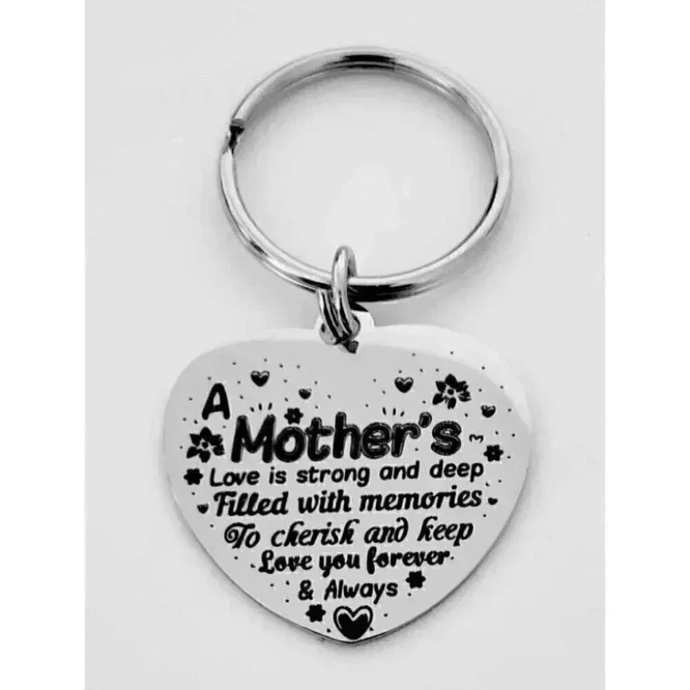 To My Mom String Deep Love Keychain